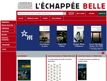 Tablet Screenshot of lechappeebelle.fr